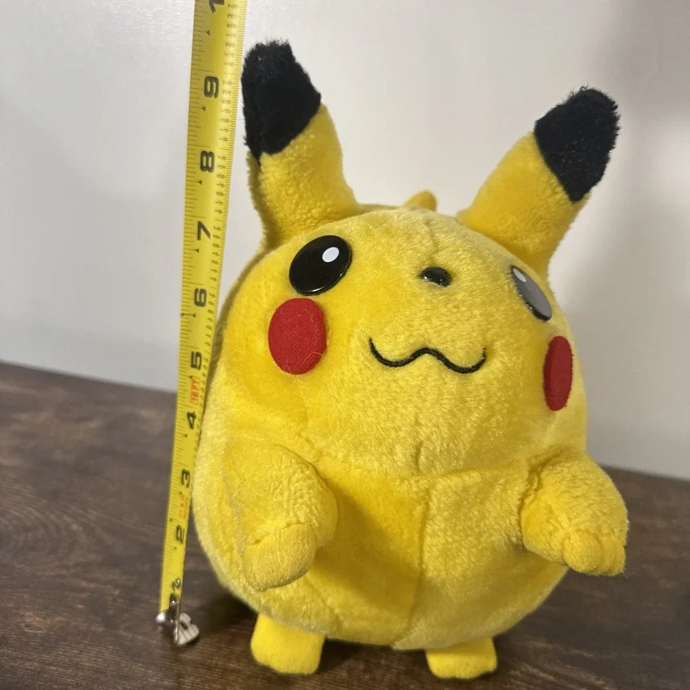 Pikachu Pokemon Tomy Fuzzy Squeeze‎ Sound Plush 9